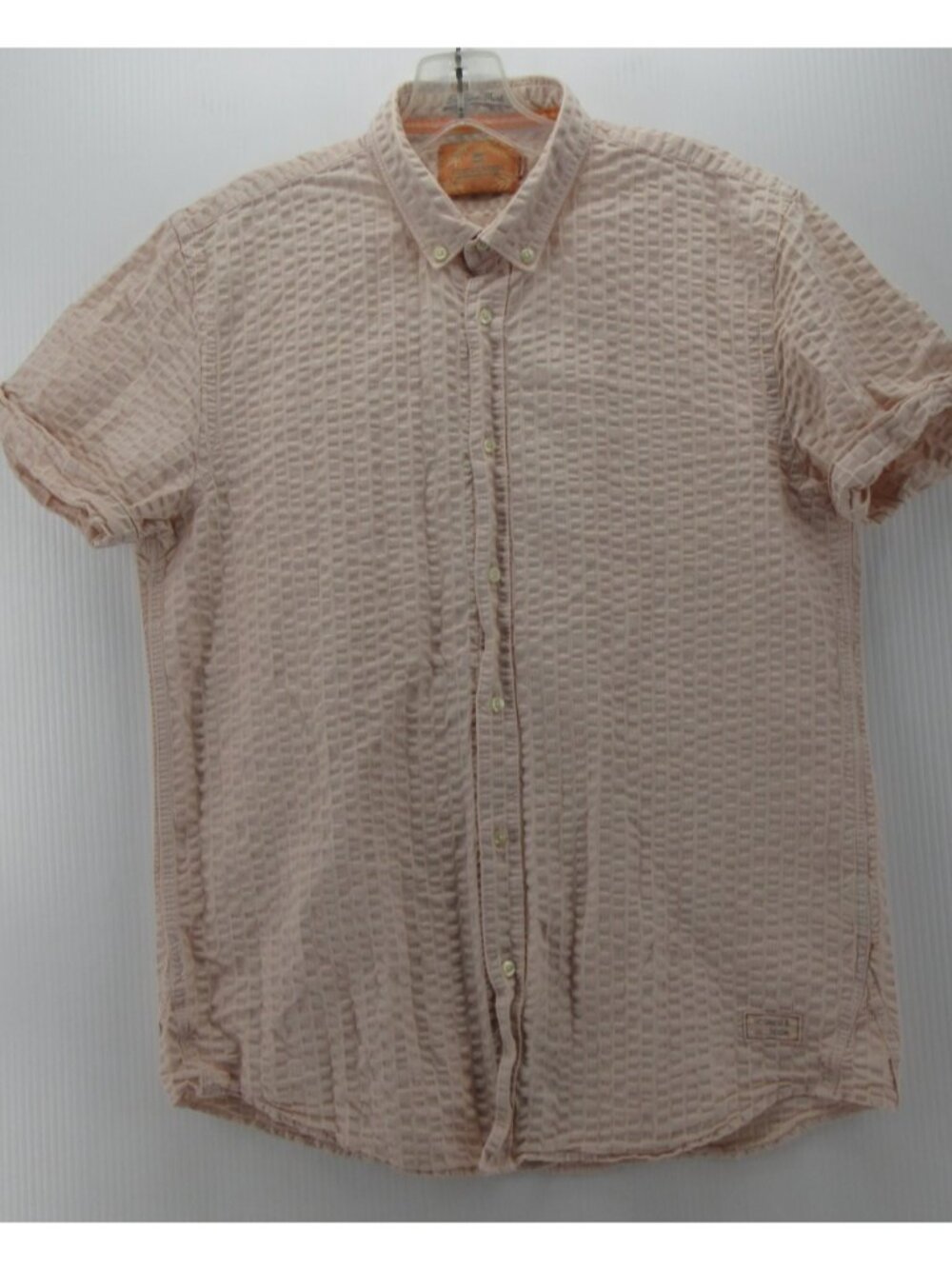 Scotch Soda Shirt Medium Amsterdam Couture Seersucker Button Up Summer